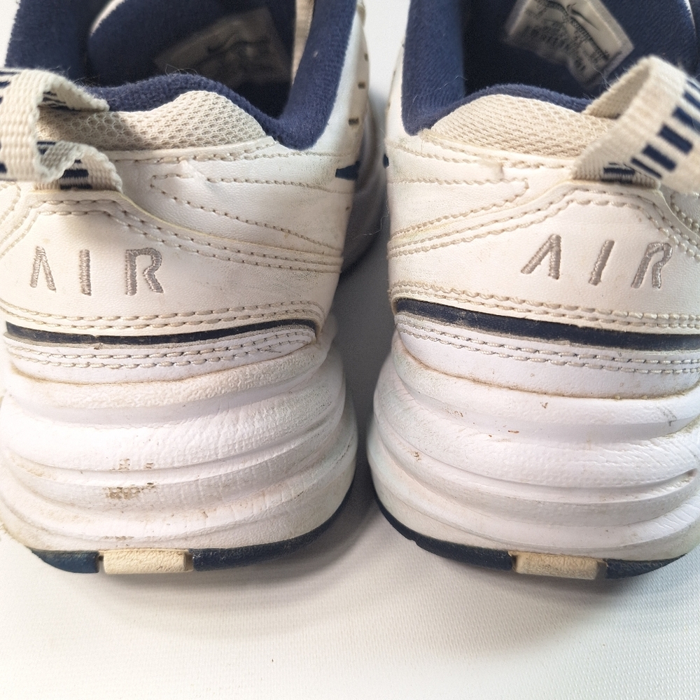 Nike Monarch Shoes Sneakers White / Blue Silver Swoosh 432361-102 Size 8 - Picture 7 of 13